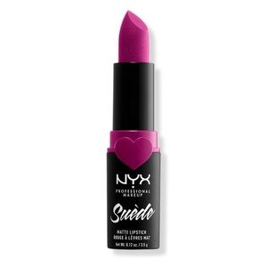 NYX Professional Suede Matte Lipstick - Bold Fuchsia - “Sweet Tooth”